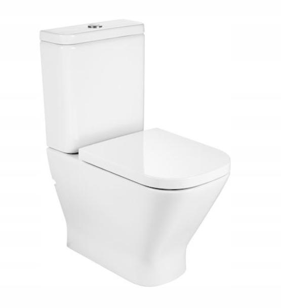 Miska WC GAP SQUARE do kompaktu Rimless 60 cm, przyścienna BTW, o/podwójny