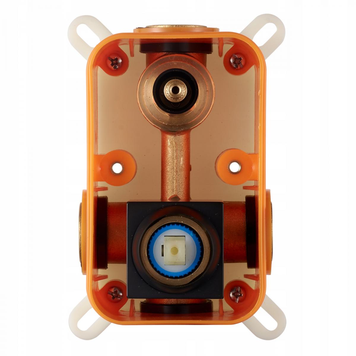 INVENA ZESTAW PODTYNKOWY Z BATERIĄ PODTYNKOWĄ 2F PAROS INVENA TREND, CHROM