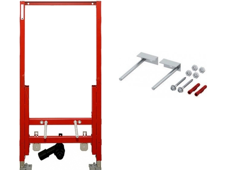 Stelaż do bidetu ściennego podtynkowy TECE TECEprofil 500 x 140 x 1120 mm