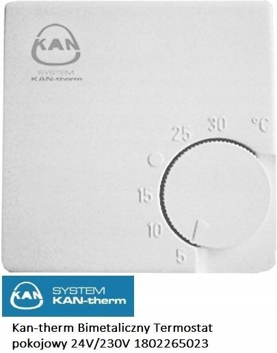 KAN-therm Bimetaliczny termostat pokojowy 230V / 24V