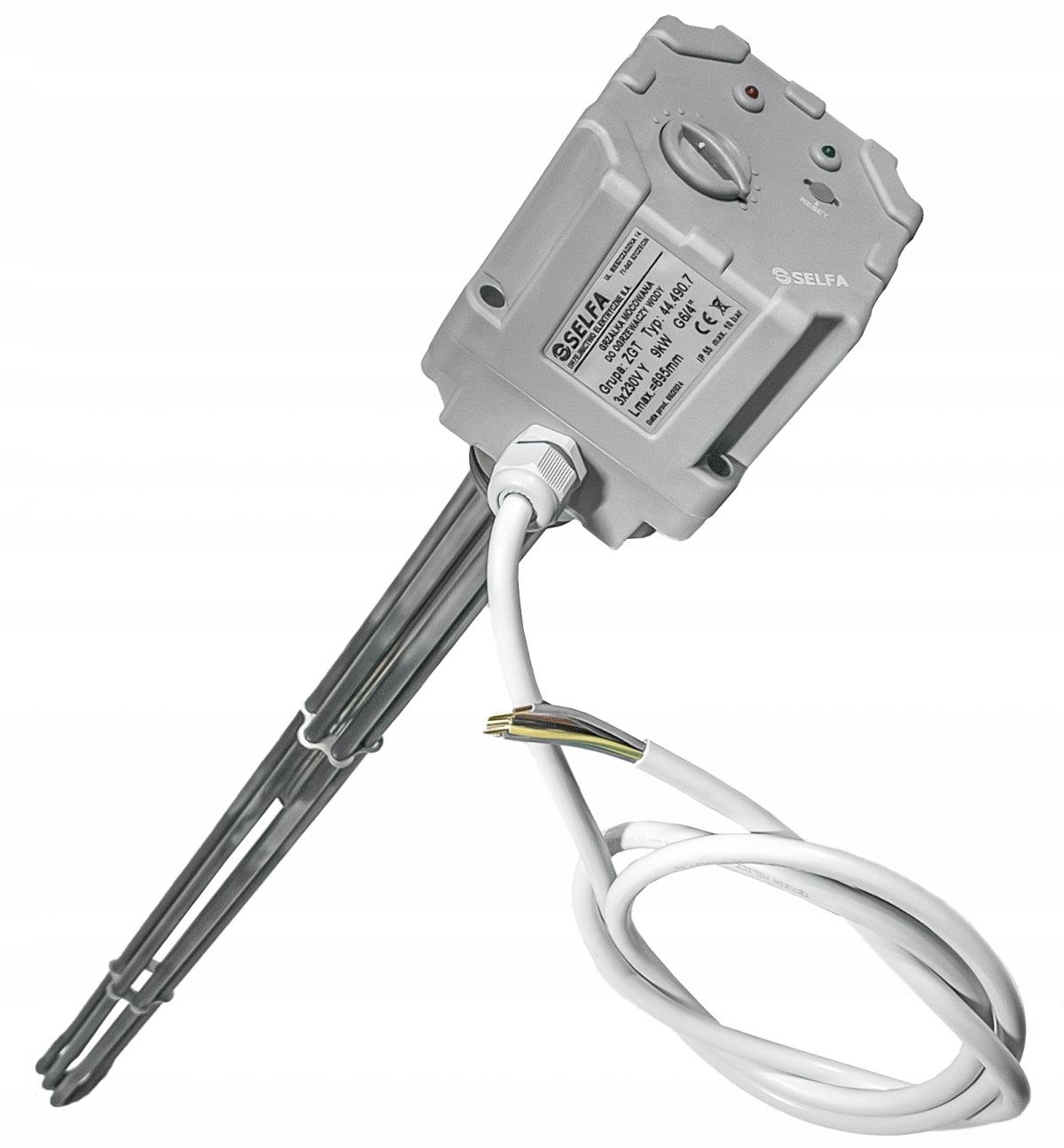 GALMET Komplet elektryczny z grzałką 9kW 230/400V - K6/4