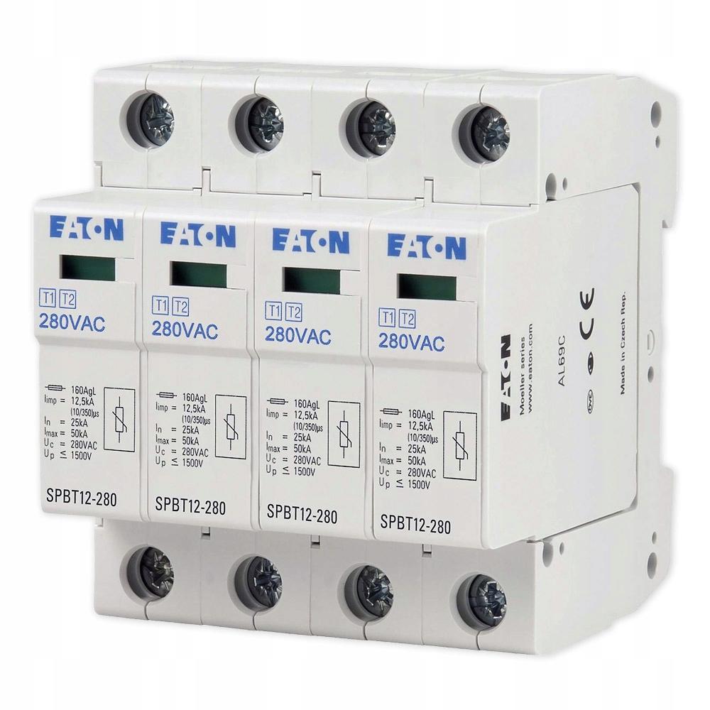 EATON Ogranicznik przepięć typ 1+2 (klasa B+C) SPBT12-280/4