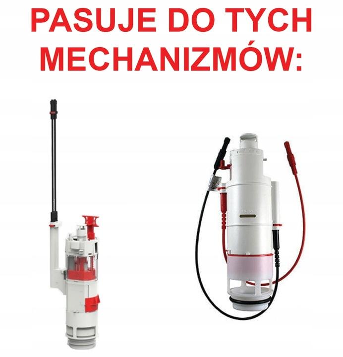 ROCA Przycisk do stelaża Sanit zlicowany SK706 chrom połysk/stal