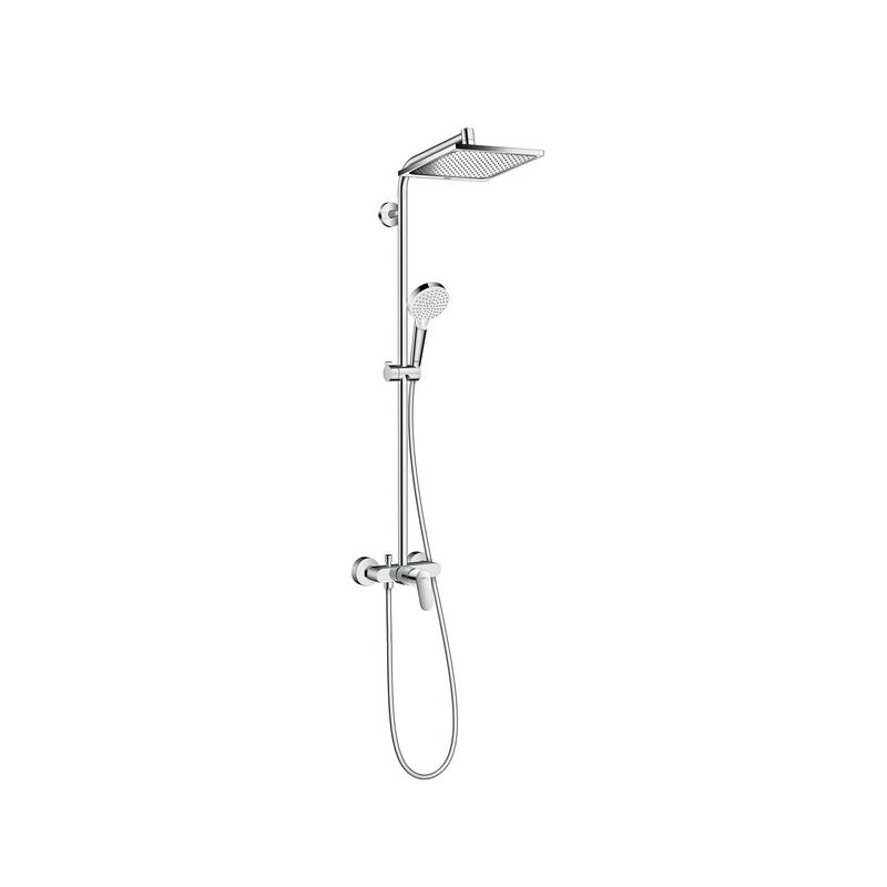 Komplet prysznicowy Hansgrohe Crometta E 240 1jet z baterią jednouchwytową