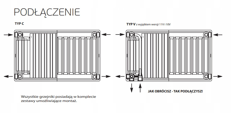 GRZEJNIK PERFEKT CV22 600x1000 V 22 Dolny