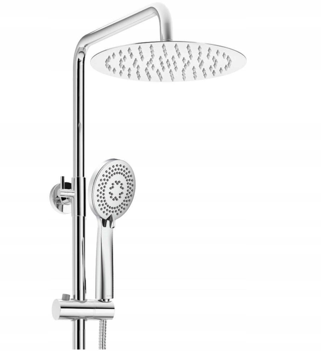 DEANTE Deszczownica z baterią prysznicową termostatyczną, chrom