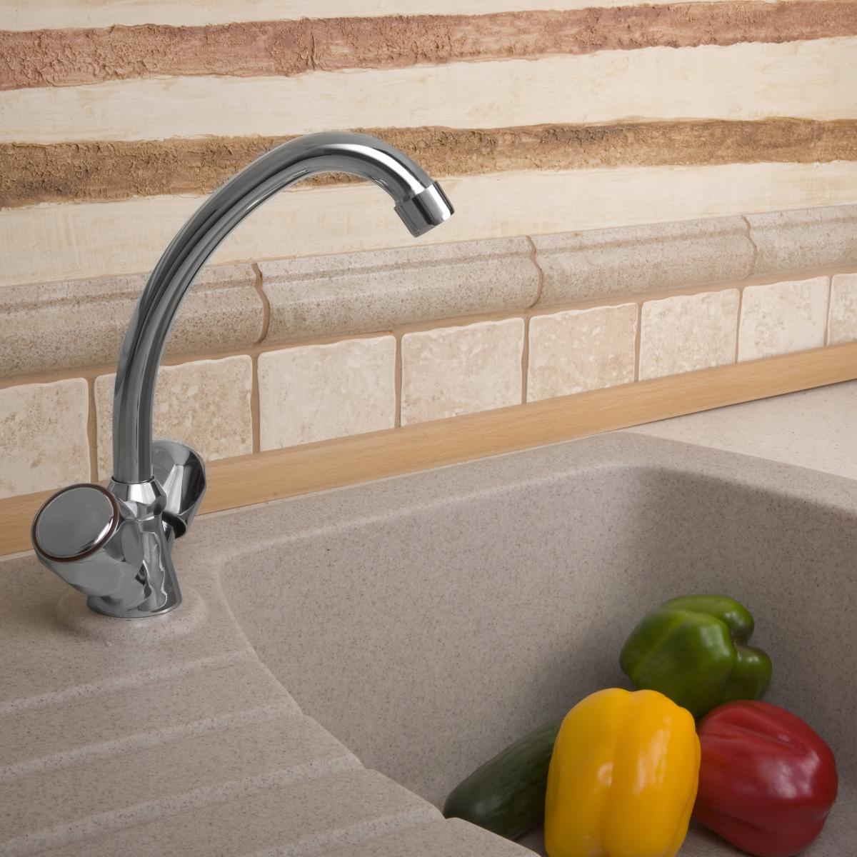 Bateria umywalkowo - zlewozmywakowa INVENA MODENA z wylewką typu ST 48h