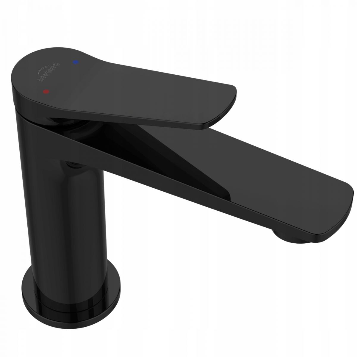 INVENA BATERIA UMYWALKOWA ALONIA INVENA TREND, CZARNY POŁYSK