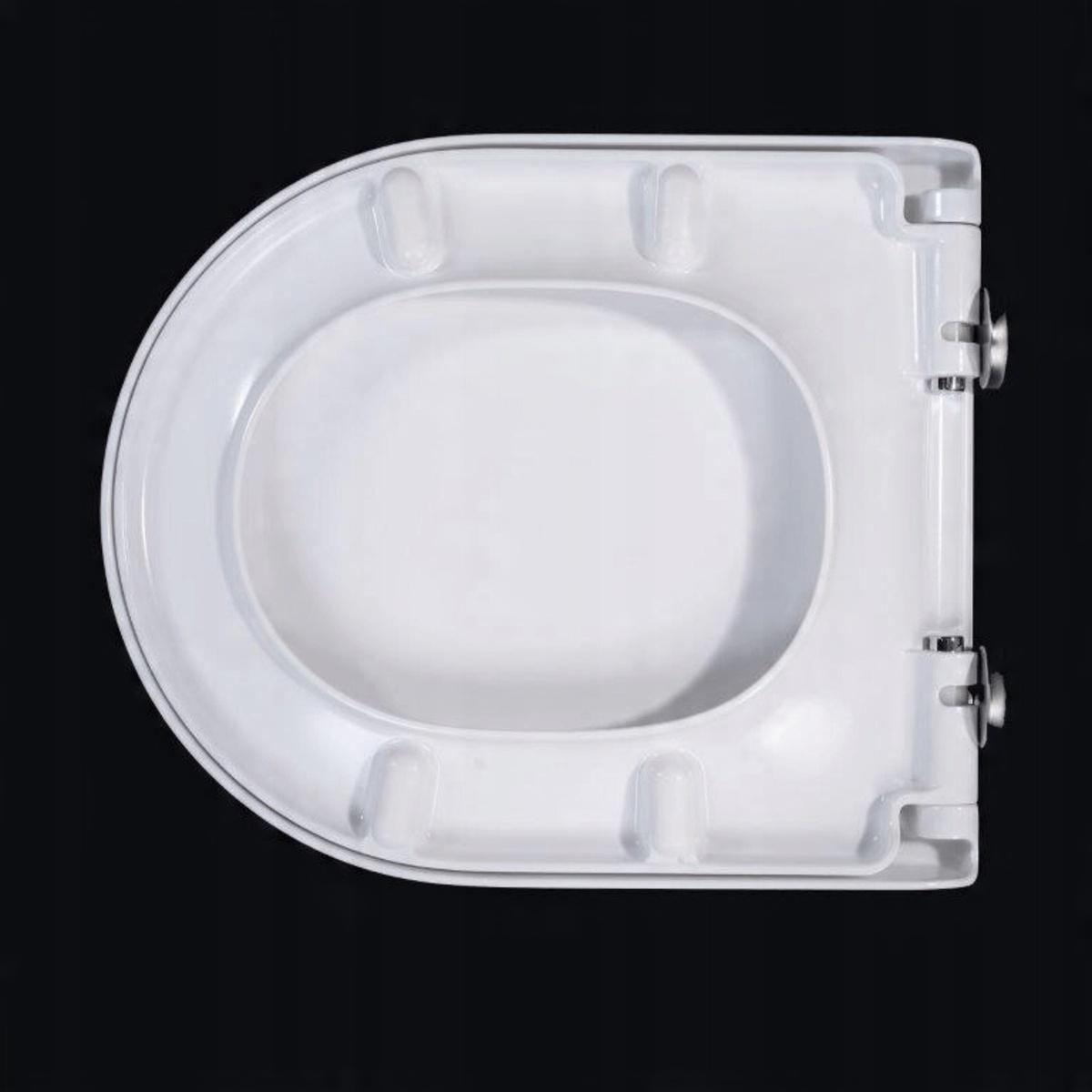 Deska WC GAP ROUND Wolnoopadająca Supralit Biały ROCA[5]