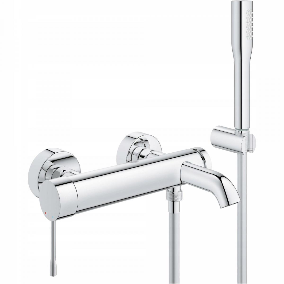 Bateria wannowa Grohe Essence New jednouchwytowa z zestawem punktowym