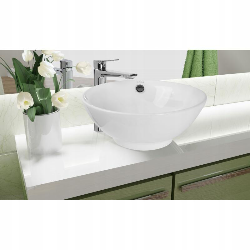 Bateria umywalkowa INVENA wysoka DOKOS CHROM 48h