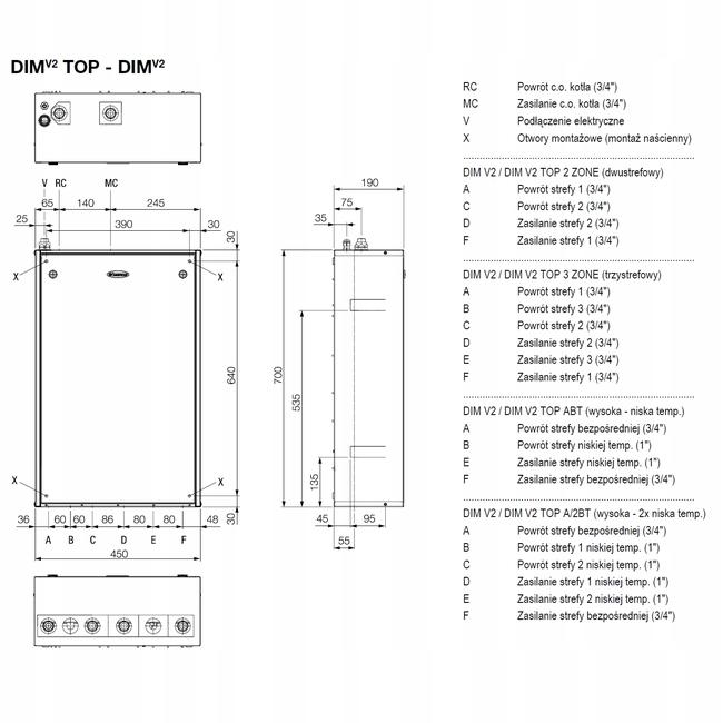 IMMERGAS Rozdzielacz hydrauliczny DIM A-BT ERP 48h