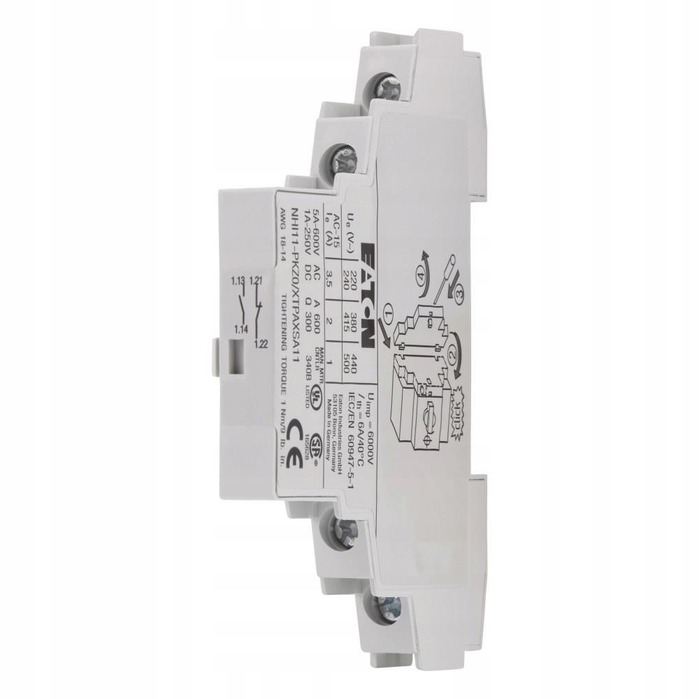 EATON Blok styków pomocniczych 1Z 1R NHI11-PKZ0
