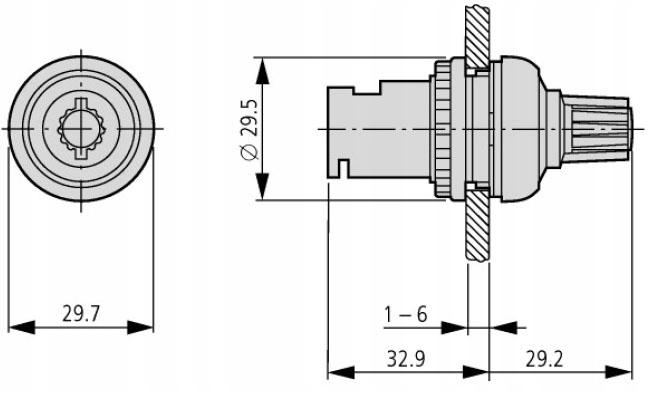 EATON Potencjometr M22-R10K 10k