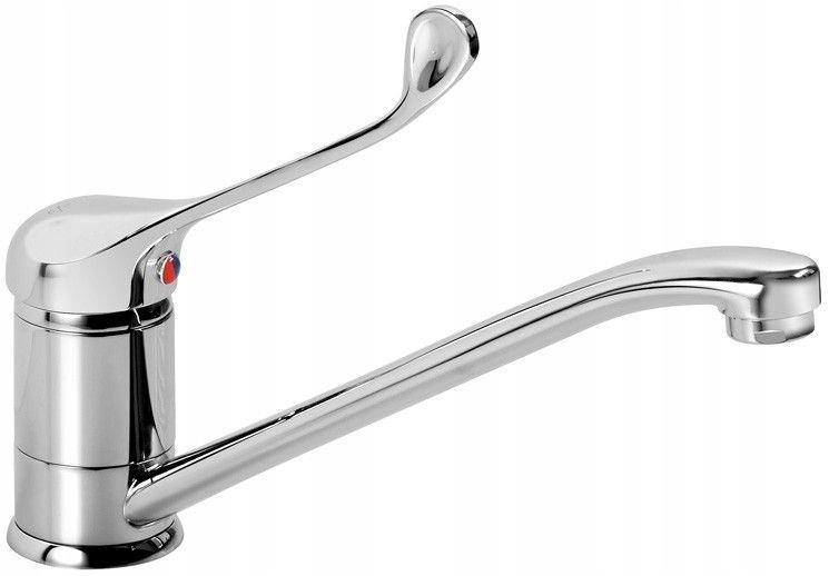 VALVEX Bateria umywalkowa Medica stojąca 1otworowa z obrotową wylewką chrom