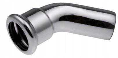 KAN-therm Kolano nyplowe 45° Steel - 76.1