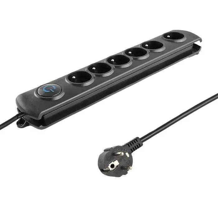 QOLTEC Listwa antyprzepięciowa Quick Switch 6 gniazd 3m
