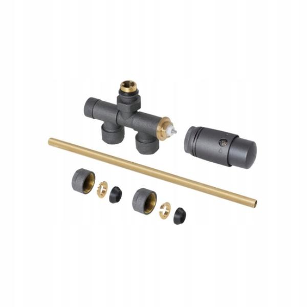 Zestaw INVENA jednootworowy DUOPLEX Antracyt 48h