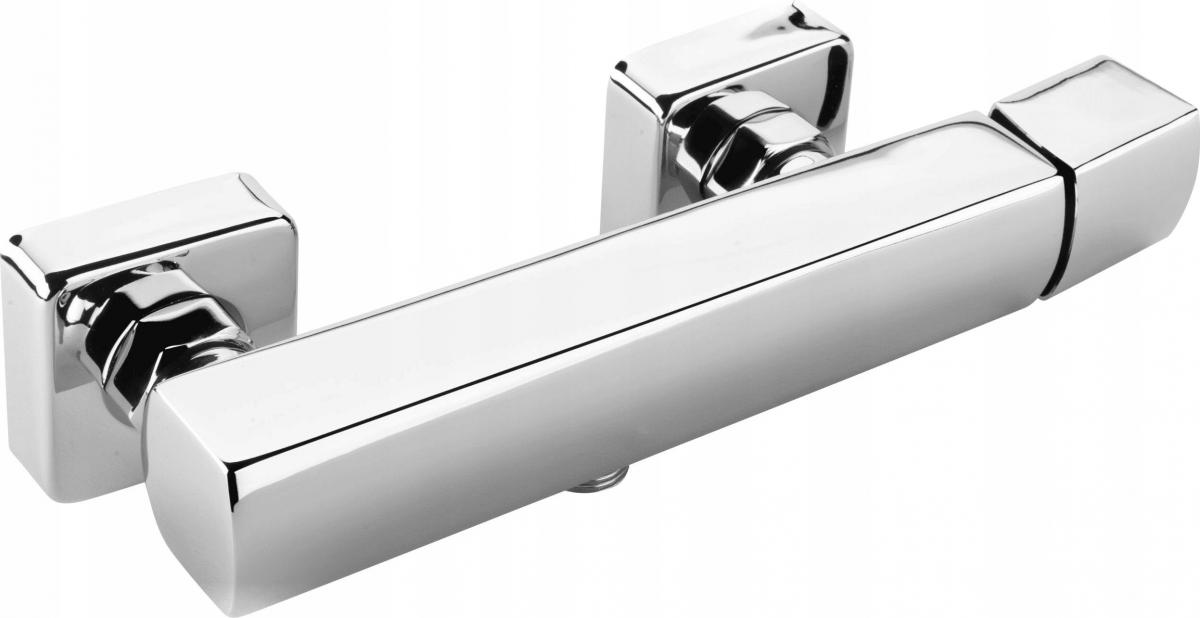 Bateria natryskowa ścienna ARMATURA KRAKÓW NEON 1-uchw 2-otw mosiężna chrom