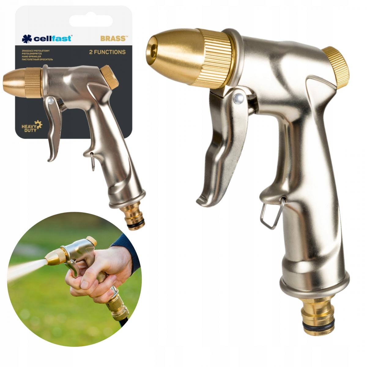 CELLFAST Zraszacz pistoletowy mosiądz BRASS /etykieta/