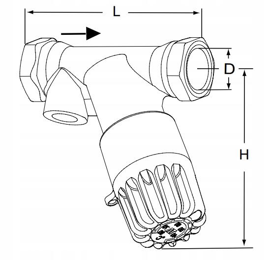 IMI TA Zawór termostatyczny TA-THERM ZERO do C.W.U bez termometru +55°C