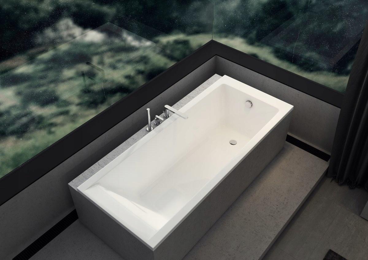 ONNLINE Wanna prostokątna 170x70x40,5 cm z nogami w komplecie Onnline
