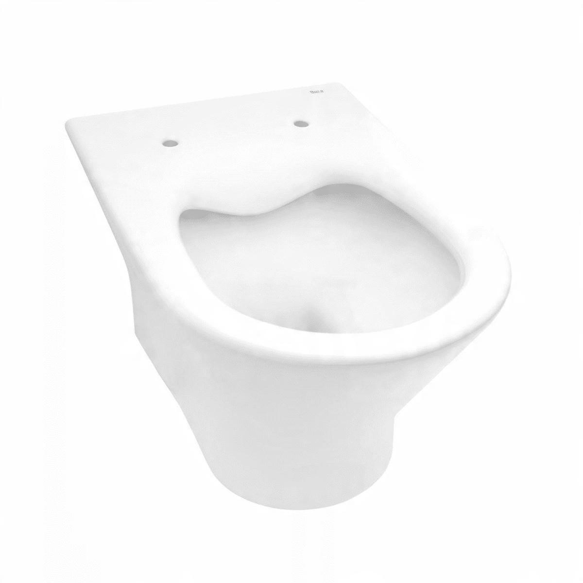 Miska Wisząca NEXO Rimless Biały + Deska wolnoopad. Slim ROCA[16]