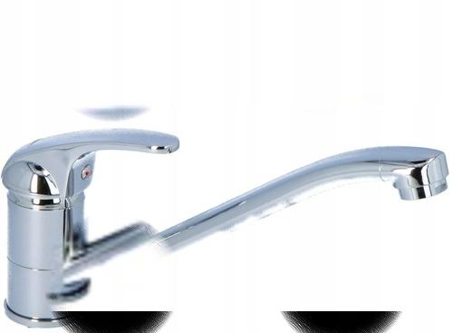 Bateria kuchenna Gala stojąca jednootworowa z obrotową wylewką chrom