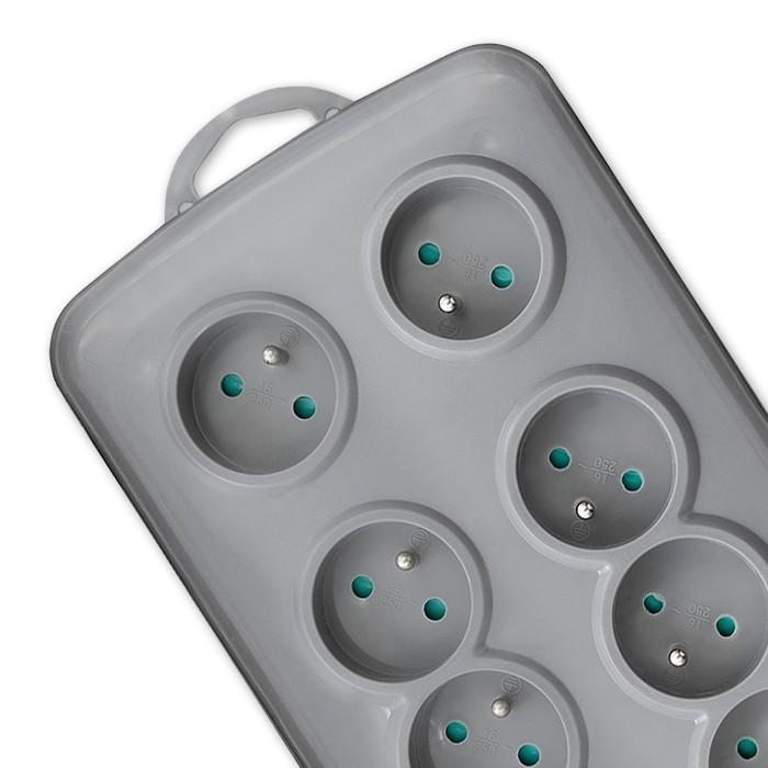 QOLTEC Listwa antyprzepięciowa Quick Switch 8 gniazd 2.5m