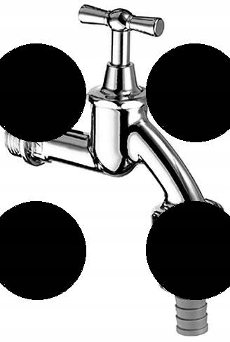 SCHELL Zawór czerpalny, motylkowy chrom 1/2 SCHEL