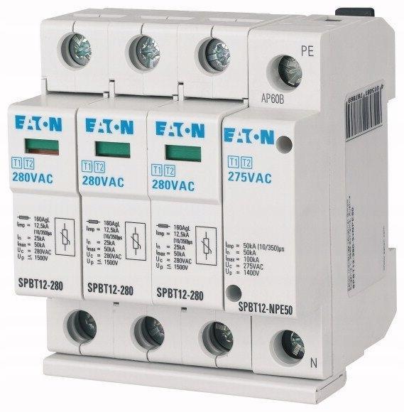 EATON Ogranicznik przepięć typ 1+2 (B+C) SPBT12-280-3+NPE50