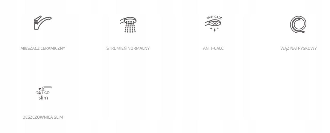 INVENA ZEST PODTYN Z BAT PODTYNK 2F SIROS, KWADR ROZETA