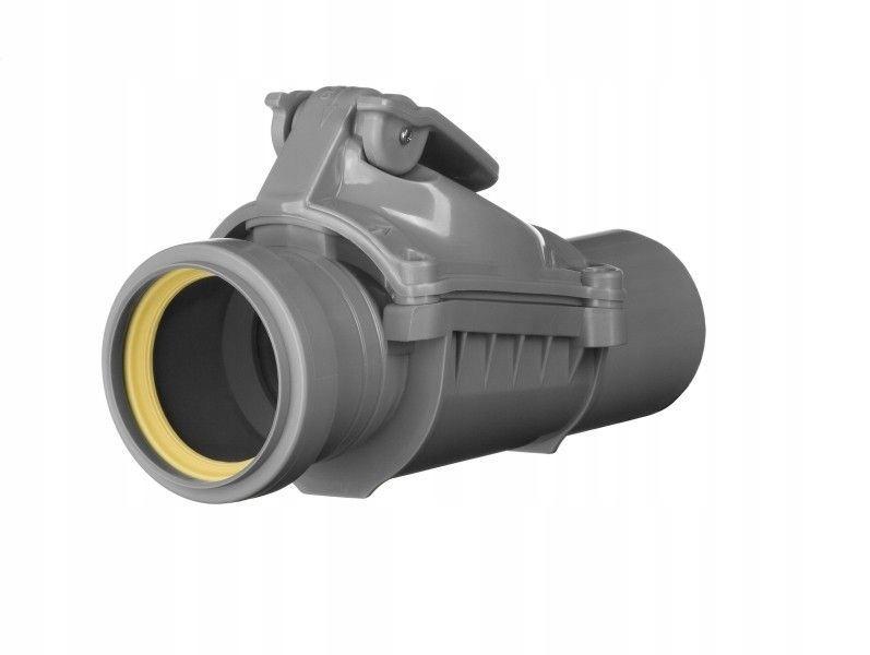 Zasuwa burzowa PP DN 50 wersja A popiel