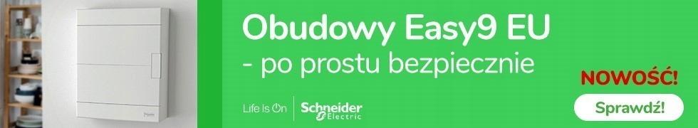 Obudowa podtynkowa, Easy9 EU IP40 EZ9EU-1-8-PT-P drzwi białe 1 rząd 8 moduł