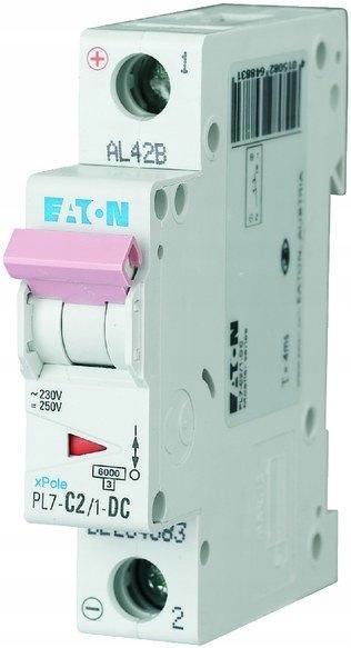 EATON Wyłącznik nadprądowy 10kA DC PL7-C2/1-DC
