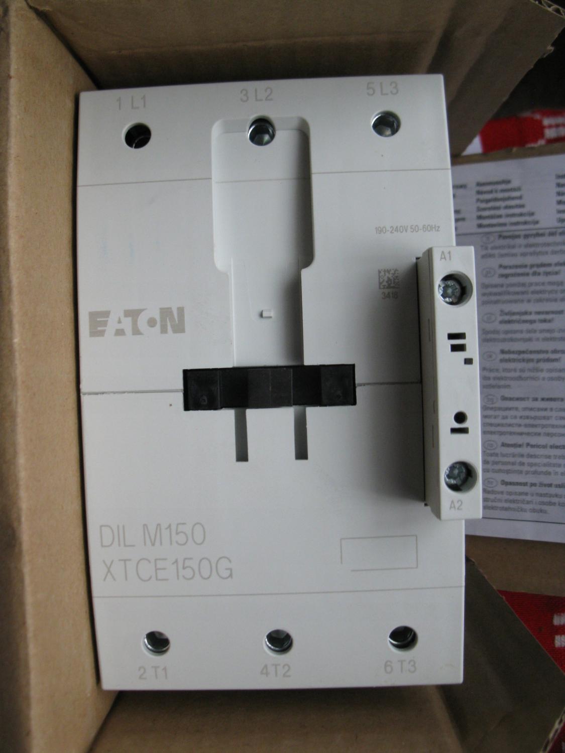 EATON Stycznik 75kW/400V, sterowanie 230VAC DILM150-EA(RAC240)