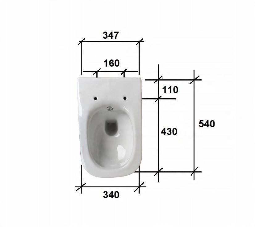 Miska wisząca GAP Rimless + Deska wolnoopadająca Slim Biały ROCA[16]