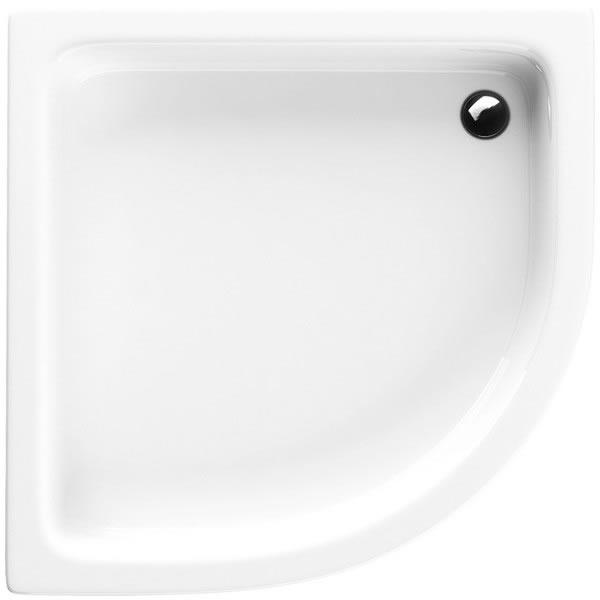 SCHEDPOL Brodzik akryl Grawello z podbudową Stabilsound Plus 80x80 półokrąg