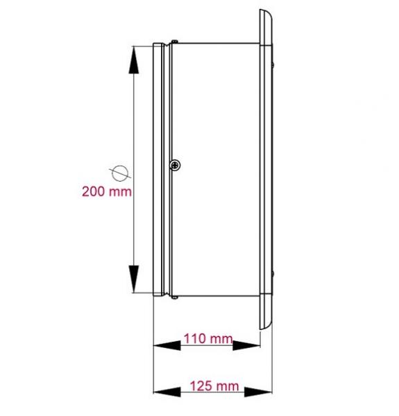 AWENTA Wentylator osiowy WO200 - kostka