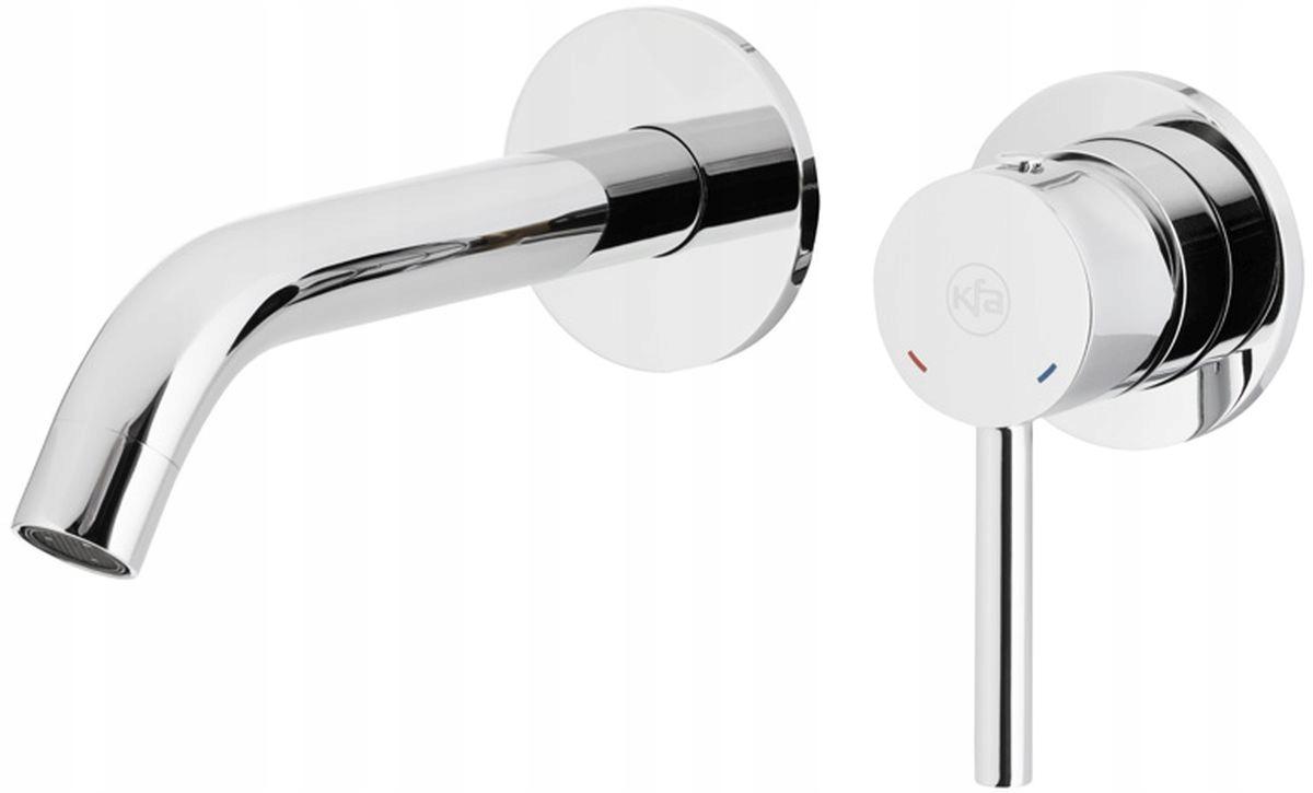 Bateria umywalkowa podtynkowa ARMATURA KRAKÓW MOZA 2-otw mosiężna czarna