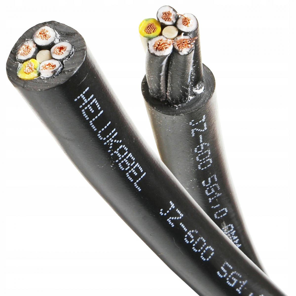 HELUKABEL Przewód sterowniczy JZ-600 25G1 0,6/1 kV żyły czarne, numerowane