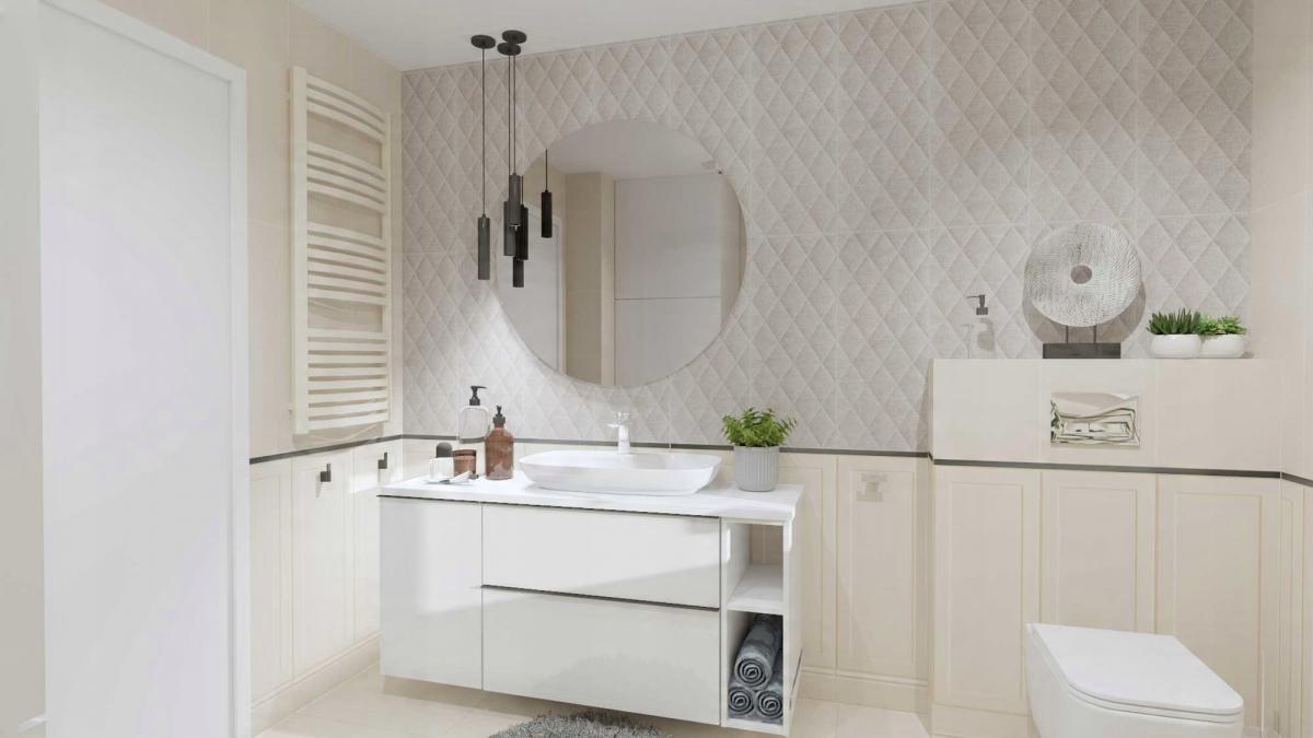 Szafka podumyw. LOOK 100x45cm Wisząca 2S White ELITA