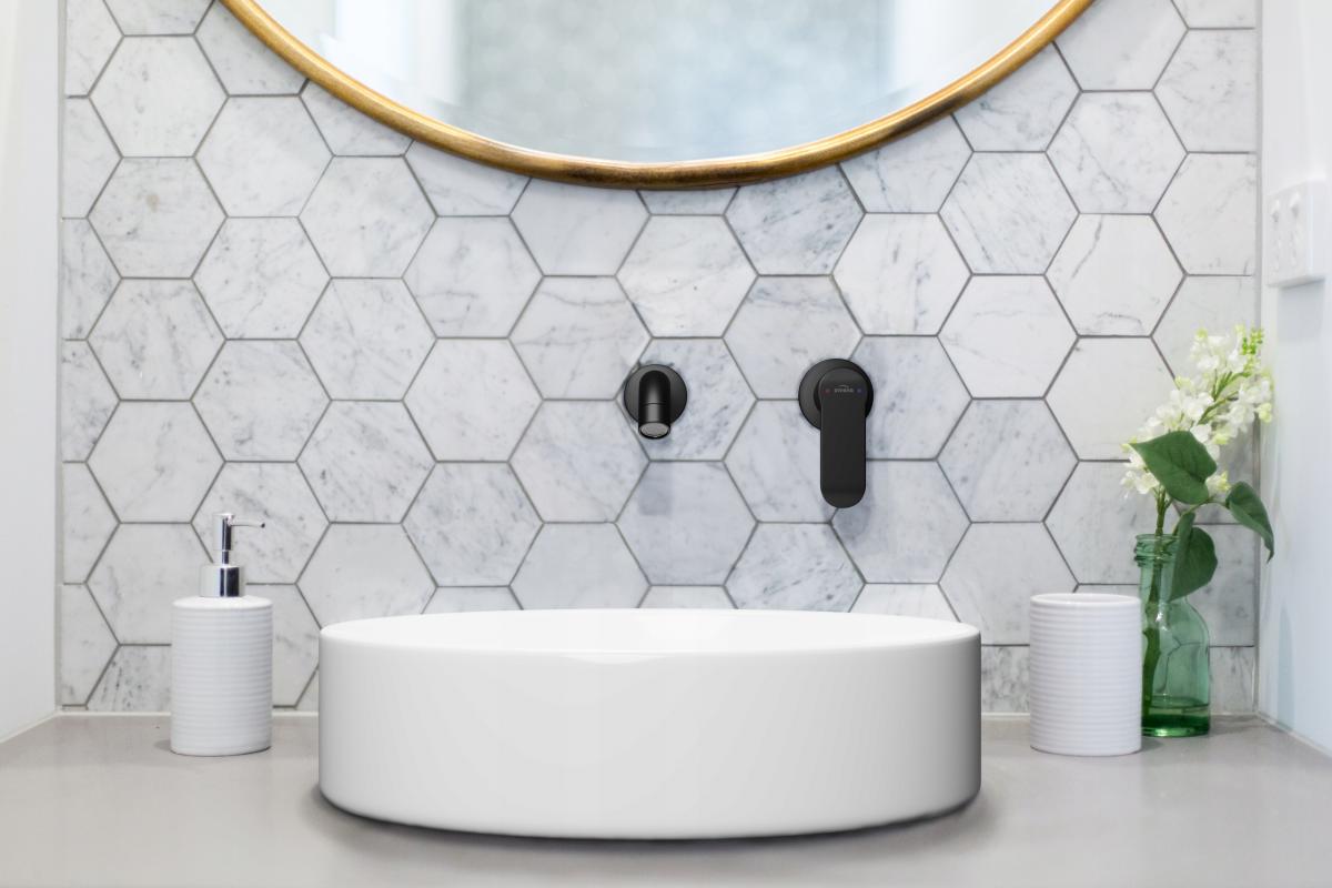 Bateria umywalkowa INVENA podtynkowa SIROS 48h