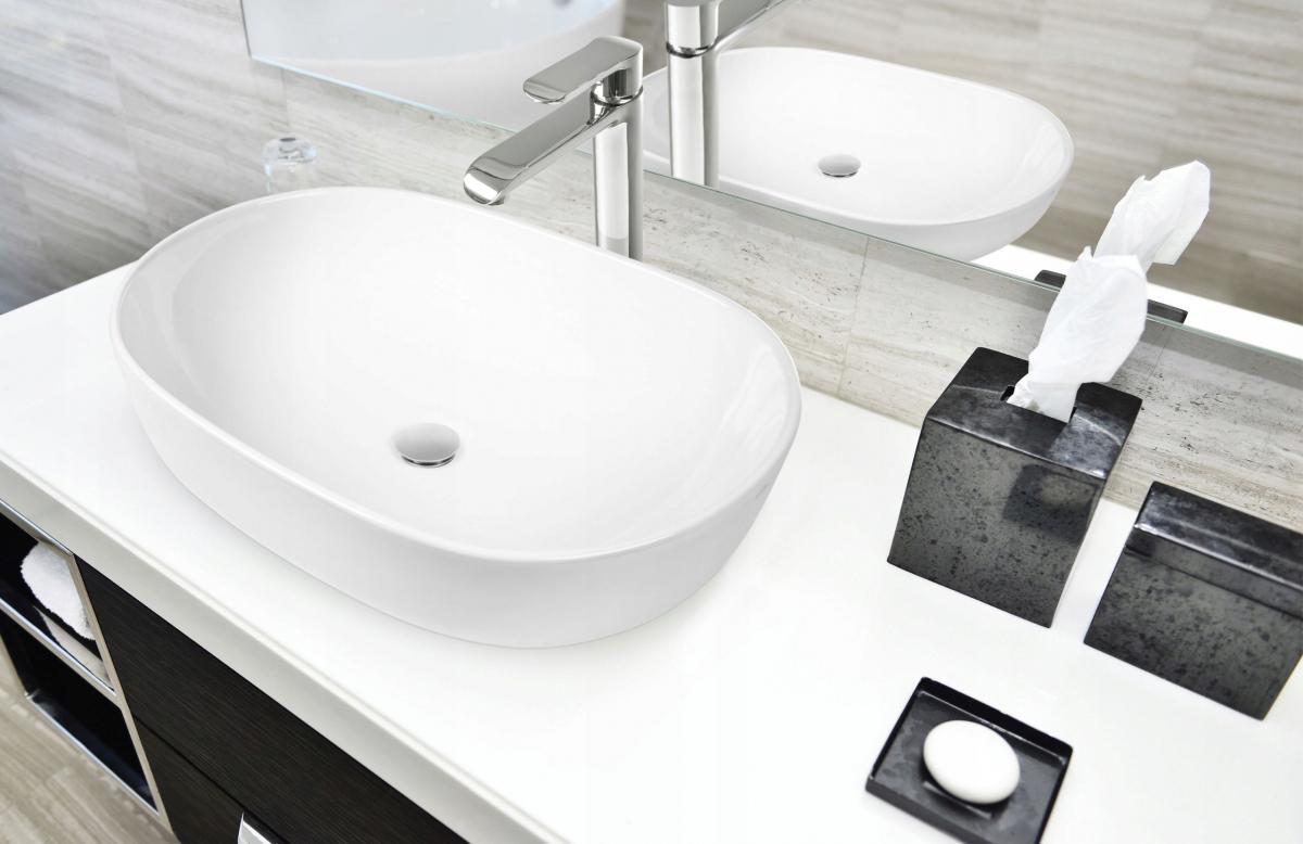 INVENA UMYWALKA NABLATOWA KORFU INVENA TREND 60 CM OWALNA