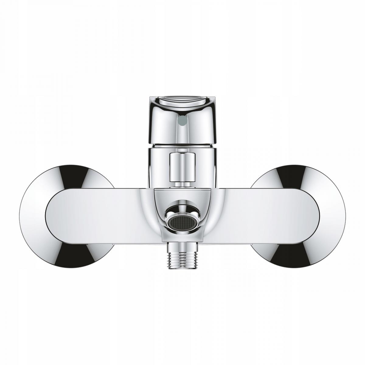 Bateria wannowa ścienna GROHE BauLoop 1-uchwyt. 2-otworowa mosiężna chrom