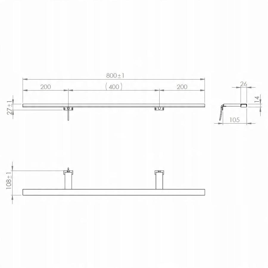 Kinkiet LED ESTHER 80 /IP44/ ELITA
