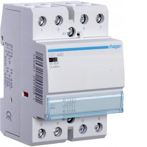 HAGER Stycznik 4NO 40A 230V AC
