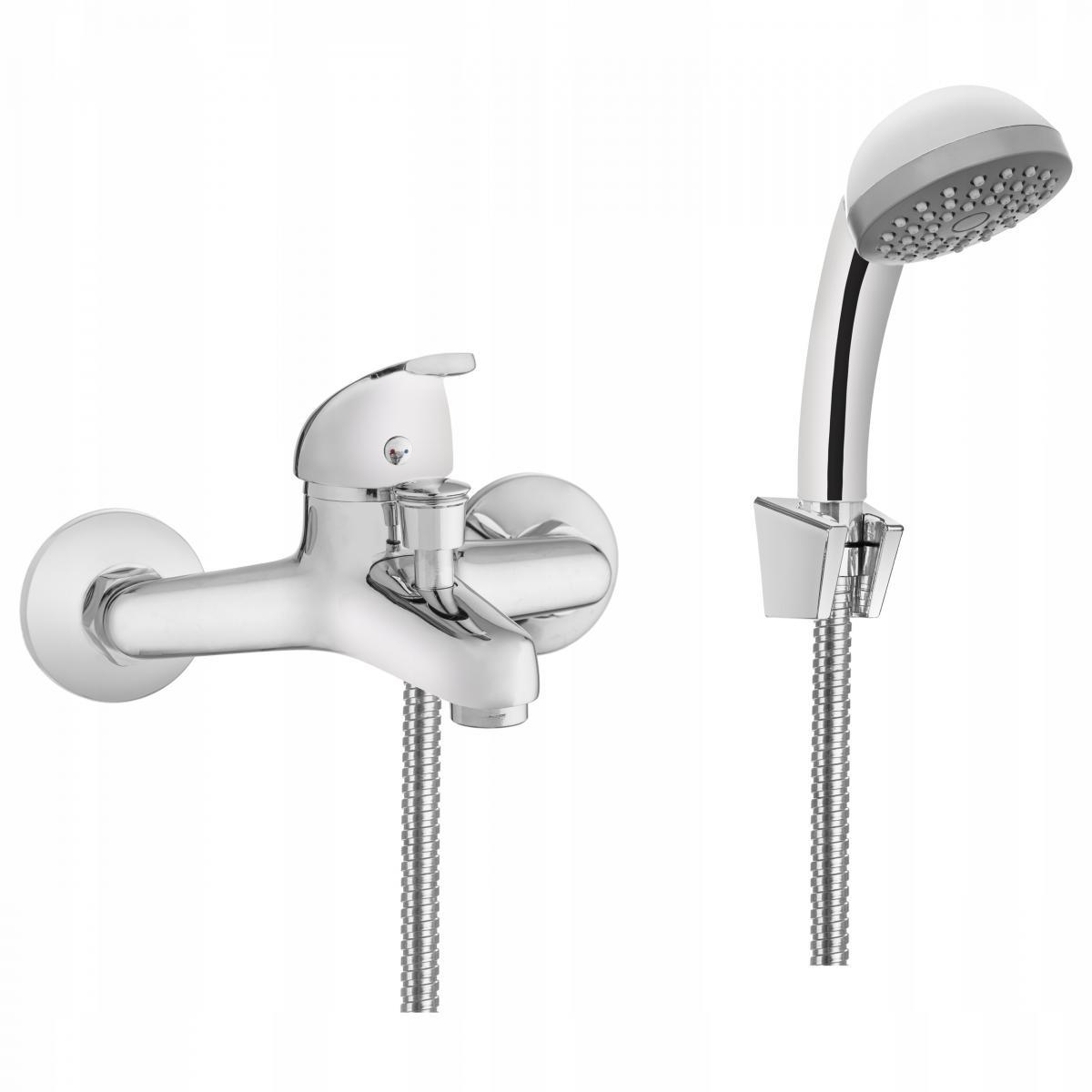 Bateria wannowa INVENA PEREA z zestawem natryskowym 48h