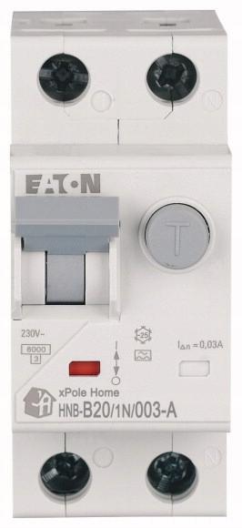 EATON Wyłącznik kombinowany 6kA typ A HNB-B20/1N/003-A
