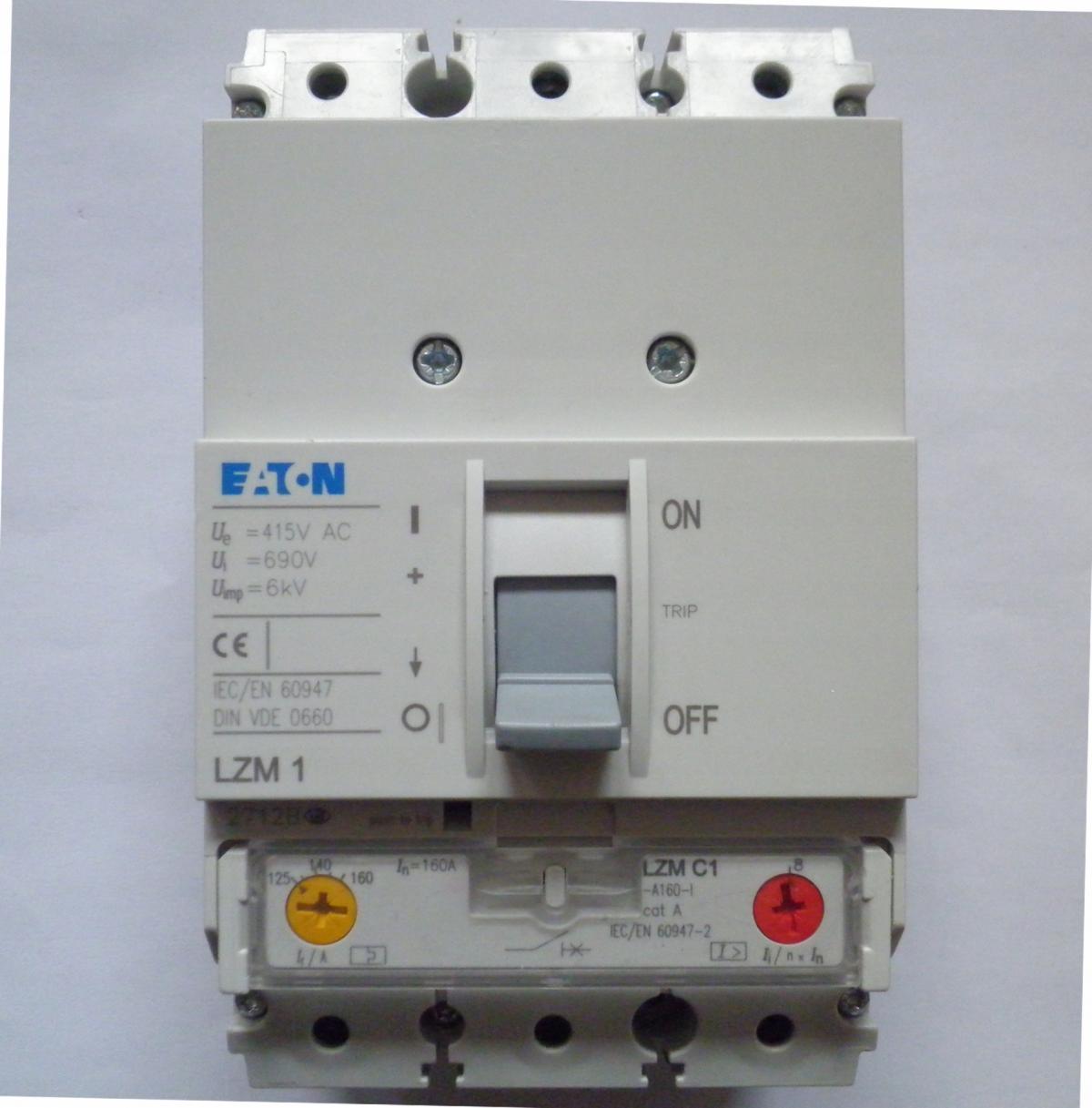 EATON Wyłącznik mocy LZM1, 3-biegunowy Ir=125-160A LZMC1-A160-I
